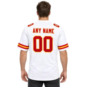 Chiefs White Personalized Jersey Game Day Stunning