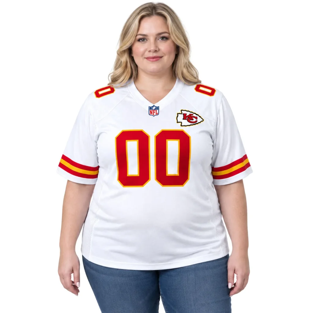 Chiefs White Personalized Jersey Game Day Stunning