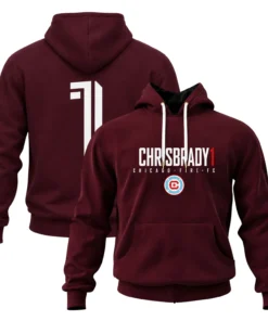 Chris Brady Chicago Fire Hoodie Elite Fan Gear Style