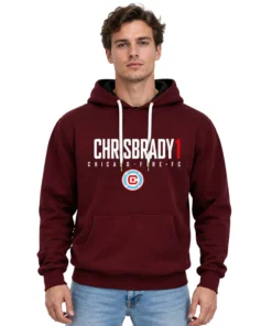 Chris Brady Chicago Fire Hoodie Elite Fan Gear Style