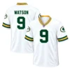 Christian Watson GB Packers White Jersey Impressive Style