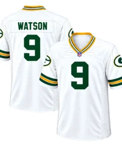 Christian Watson GB Packers White Jersey Impressive Style