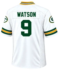 Christian Watson GB Packers White Jersey Impressive Style