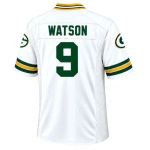 Christian Watson GB Packers White Jersey Impressive Style