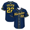 Christian Yelich Brewers Navy Jersey Stunning MLB Style