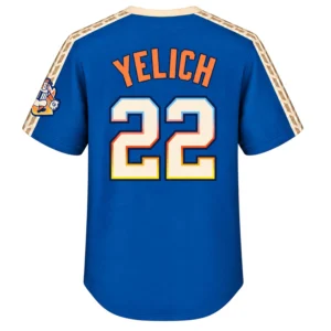 Christian Yelich City Connect Jersey Vibrant Wisco Blue