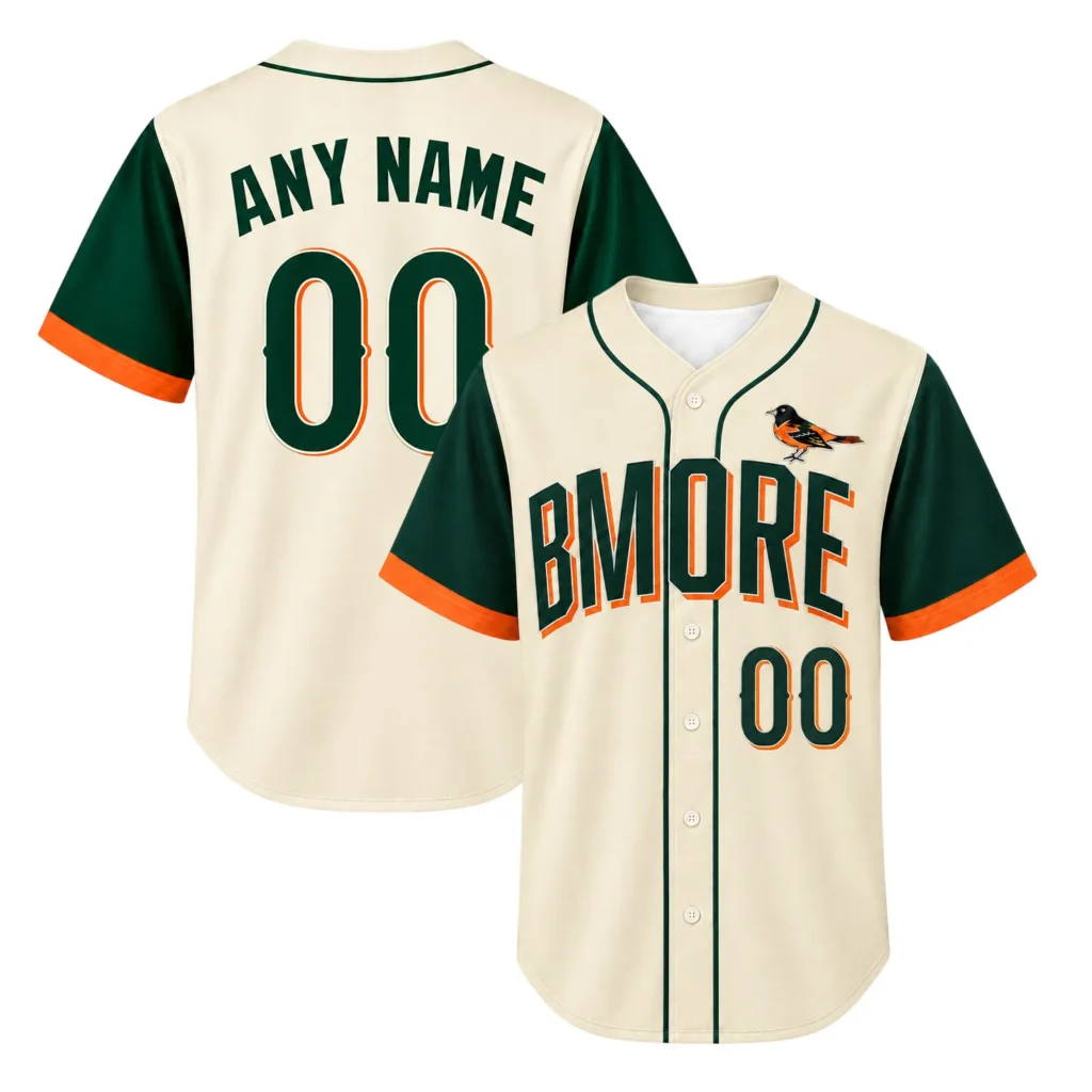 City Connect Baltimore Orioles Jersey Custom Dazzling Fan Gear