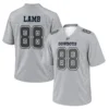 Cowboys CeeDee Lamb Grey Jersey Dynamic NFL Game day