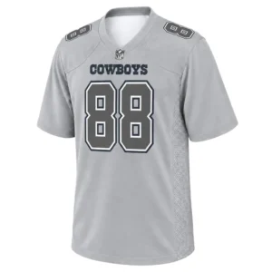 Cowboys CeeDee Lamb Grey Jersey Dynamic NFL Game day