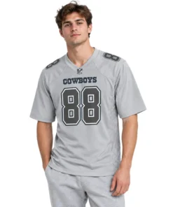 Cowboys CeeDee Lamb Grey Jersey Dynamic NFL Game day