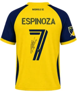 Cristian Espinoza Nashville SC Jersey 2026 Signature Trendy Style