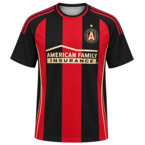 Custom Atlanta United Home Jersey Bold Custom Name & Number