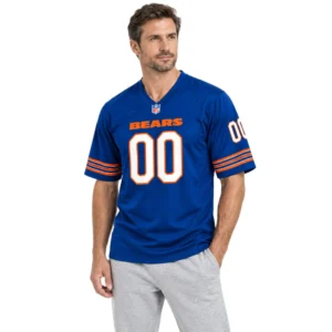 Custom Chicago Bears Jersey Powerful Game day style