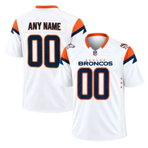Custom Denver Broncos Jersey Name Number Bold Fan Wear