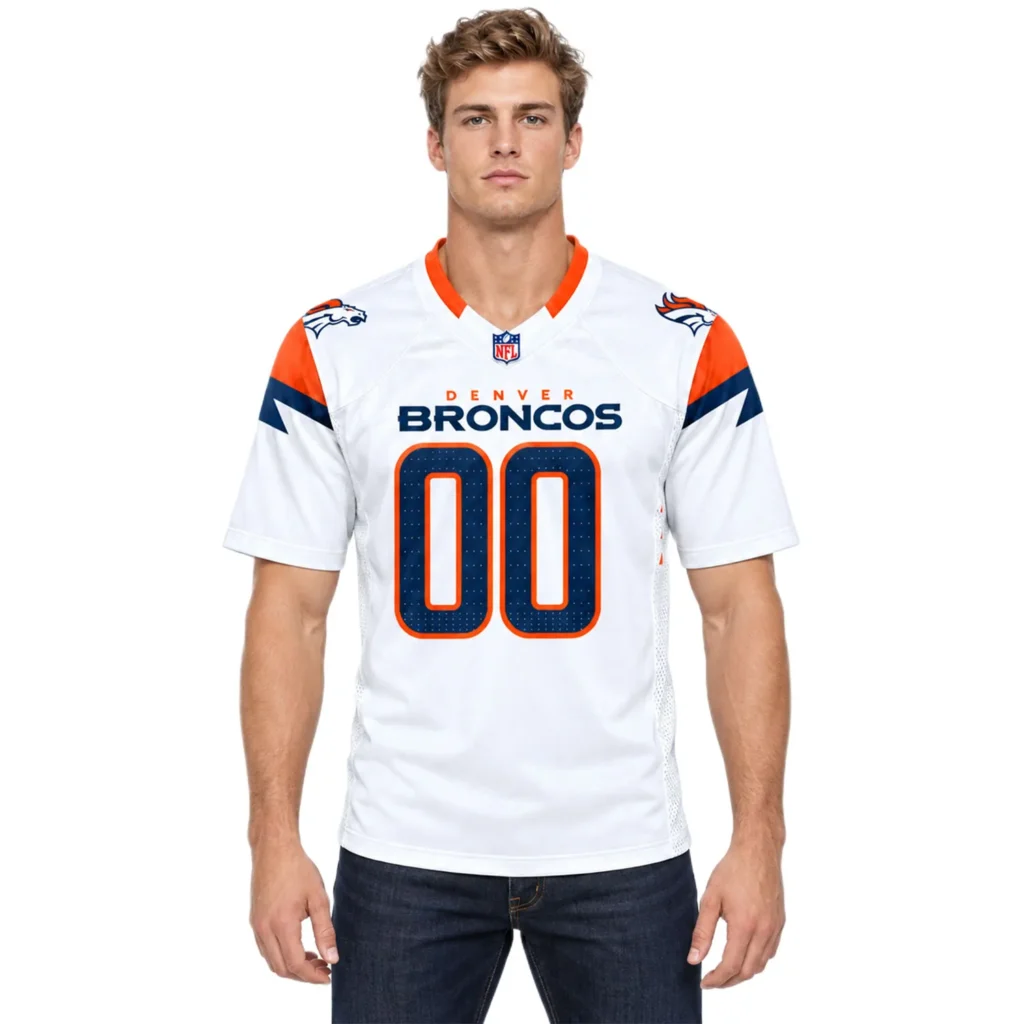 Custom Denver Broncos Jersey Name Number Bold Fan Wear