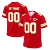 Custom Kansas City Chiefs Jersey Red Game Day Vibrant