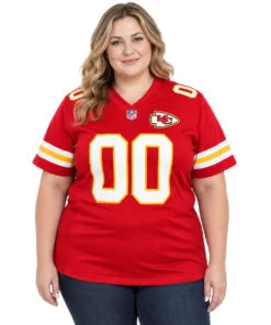 Custom Kansas City Chiefs Jersey Red Game Day Vibrant