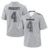 Dak Prescott Cowboys Grey Jersey Dynamic NFL Game day