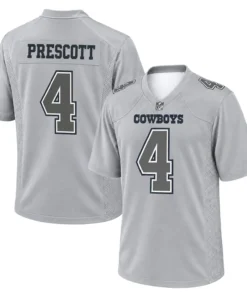 Dak Prescott Cowboys Grey Jersey Dynamic NFL Game day