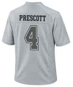 Dak Prescott Cowboys Grey Jersey Dynamic NFL Game day