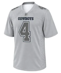 Dak Prescott Cowboys Grey Jersey Dynamic NFL Game day