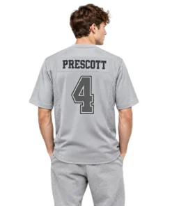 Dak Prescott Cowboys Grey Jersey Dynamic NFL Game day