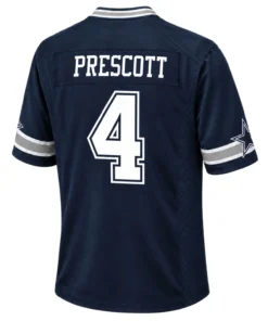 Dak Prescott Cowboys Navy Jersey Patch Vibrant NFL Game Day Style