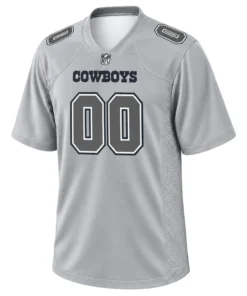 Dallas Cowboys Gray Jersey 2026 Custom Name and Number Epic NFL Apparel