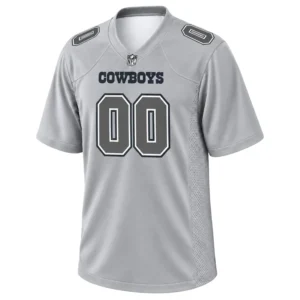 Dallas Cowboys Gray Jersey 2026 Custom Name and Number Epic NFL Apparel
