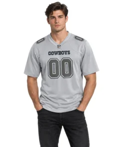 Dallas Cowboys Gray Jersey 2026 Custom Name and Number Epic NFL Apparel