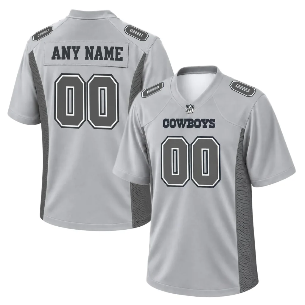 Dallas Cowboys Gray Jersey Custom Superior Game Day Style