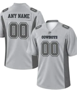 Dallas Cowboys Gray Jersey Custom Superior Game Day Style