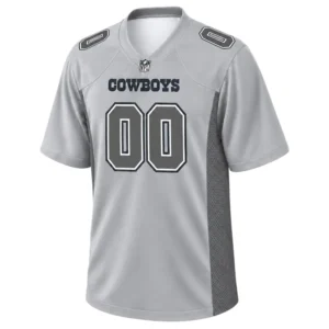 Dallas Cowboys Gray Jersey Custom Superior Game Day Style