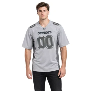 Dallas Cowboys Gray Jersey Custom Superior Game Day Style
