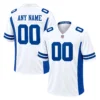 Dallas Cowboys White Blue Jersey Custom Explosive NFL Games
