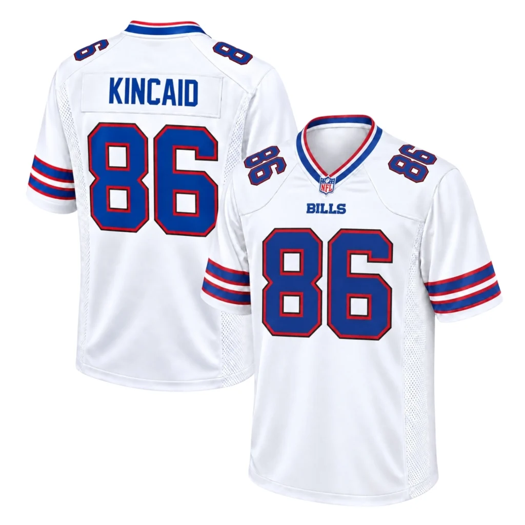 Dalton Kincaid White Bills Jersey Remarkable 2026 Design