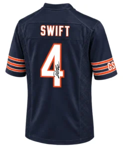 D'Andre Swift #4 Bears Navy Jersey Vibrant Game Day Style