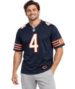 D'Andre Swift #4 Bears Navy Jersey Vibrant Game Day Style