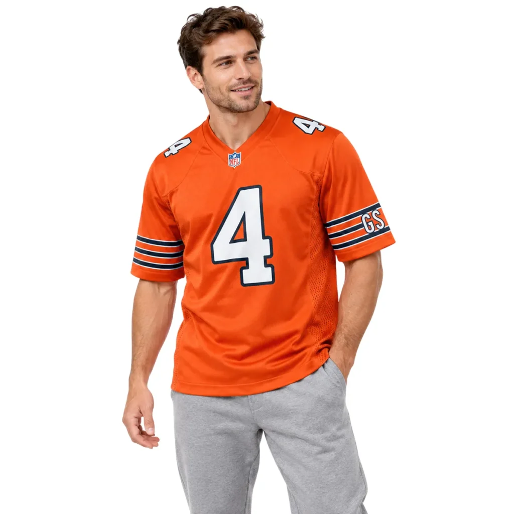 D'Andre Swift Bears Orange Jersey Bold NFL fan gear