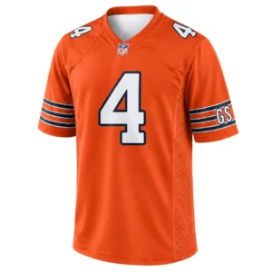 D'Andre Swift Bears Orange Jersey Bold NFL fan gear