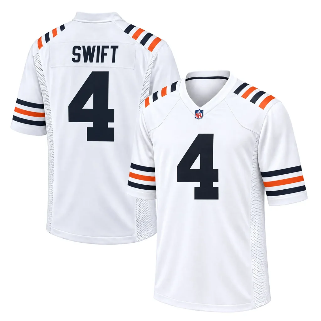 D'Andre Swift Chicago Bears Jersey Bold NFL apparel