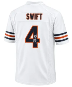D'Andre Swift Chicago Bears Jersey Vibrant NFL White Style