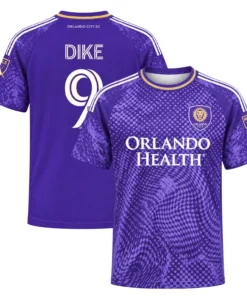 Daryl Dike Orlando City Jersey Strong Purple Soccer Shirt