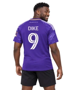 Daryl Dike Orlando City Jersey Strong Purple Soccer Shirt