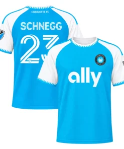 David Schnegg Blue Jersey Vibrant Custom Charlotte FC Player 2026