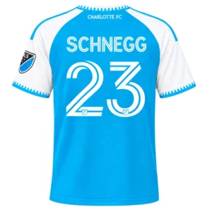 David Schnegg Blue Jersey Vibrant Custom Charlotte FC Player 2026