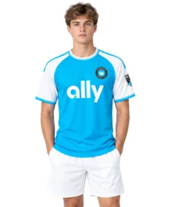 David Schnegg Blue Jersey Vibrant Custom Charlotte FC Player 2026