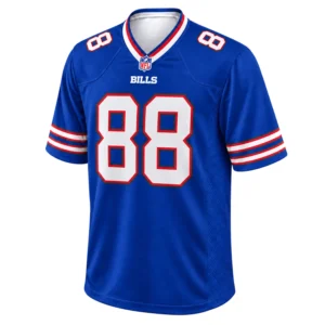 Dawson Knox Blue Bills Jersey Bold Royal Look