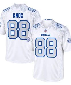 Dawson Knox White Bills Jersey Stunning Rivalries Style