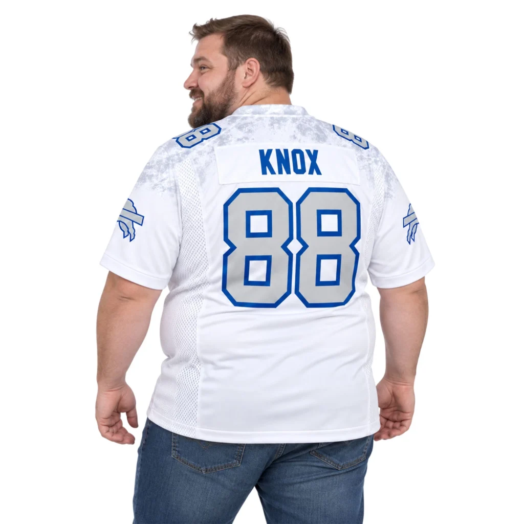 Dawson Knox White Bills Jersey Stunning Rivalries Style
